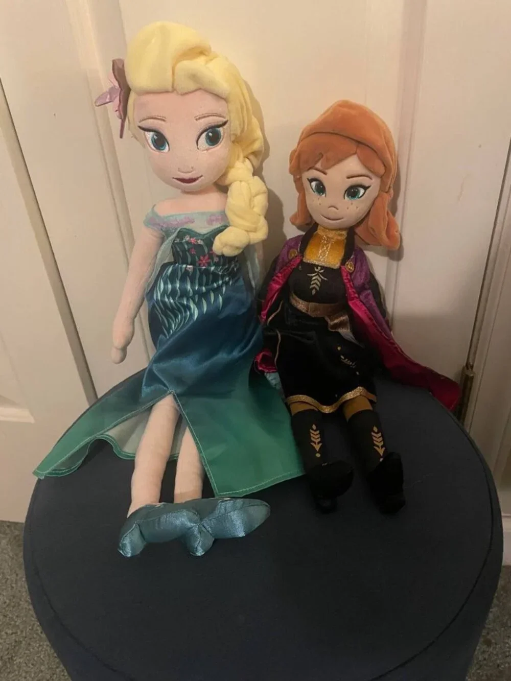 Disney Frozen Elsa & Anna Plush Doll Set | Princesscore Kidcore Sisters Ty